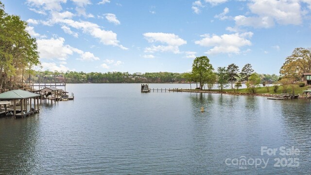 147 Spring Shore Rd, Statesville, NC 28677 - property view of water with a dock