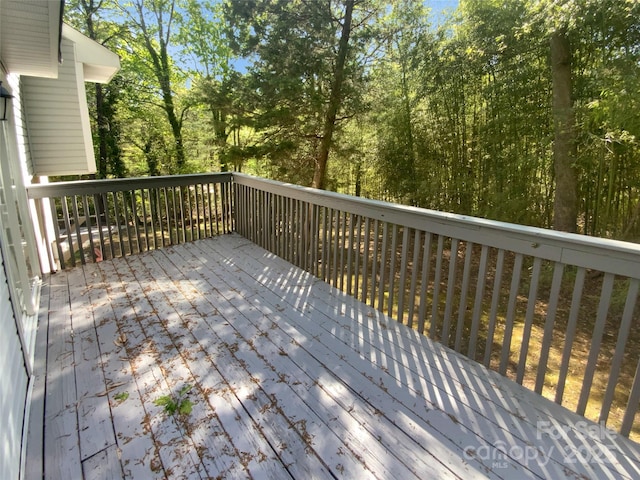 8000 Briardale Dr, Charlotte, NC 28212 - view of wooden deck