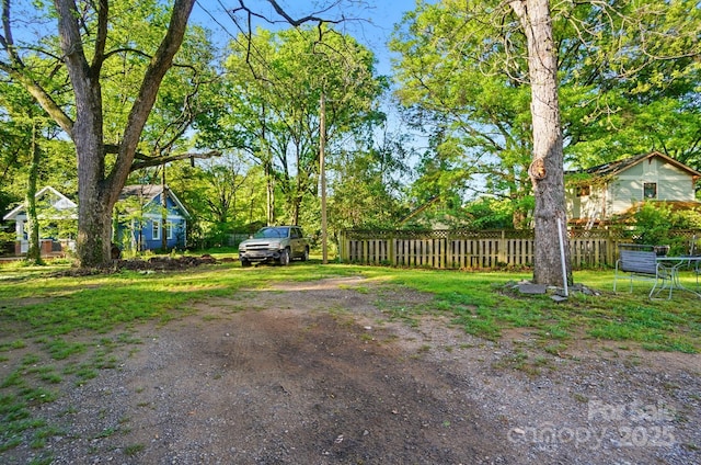 247 W Park Ave, Charlotte, NC 28203 - view of yard with fence