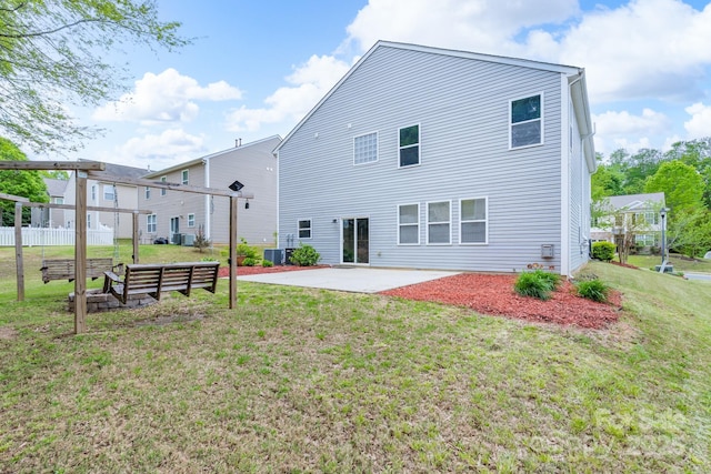 1144 Spicewood Pines Rd, Fort Mill, SC 29708 - rear view of house with a patio and central AC unit