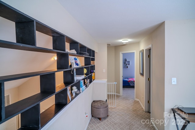 hallway with baseboards