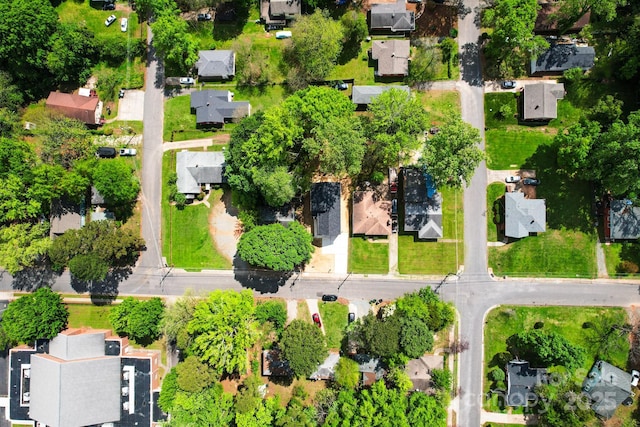 bird's eye view featuring a residential view