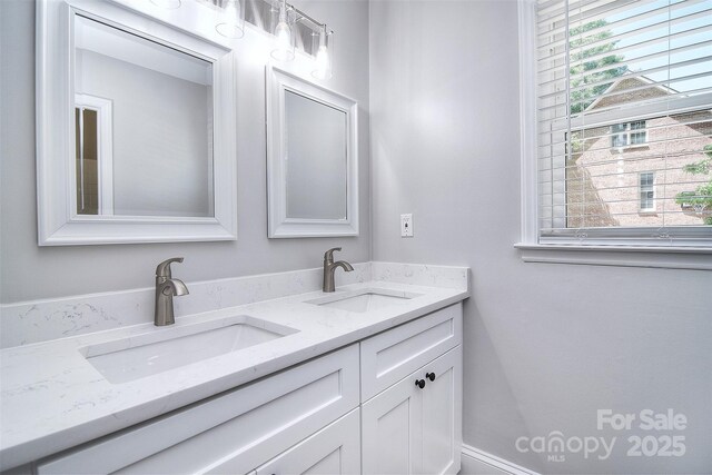 6008 Corkstone Dr, Mint Hill, NC 28227 - bathroom with double vanity