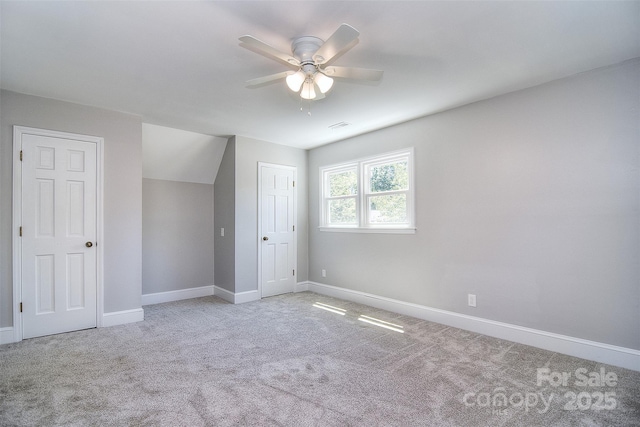 6008 Corkstone Dr, Mint Hill, NC 28227 - unfurnished bedroom featuring carpet floors, baseboards, and ceiling fan