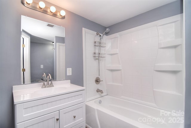 6008 Corkstone Dr, Mint Hill, NC 28227 - full bathroom with bathtub / shower combination and vanity