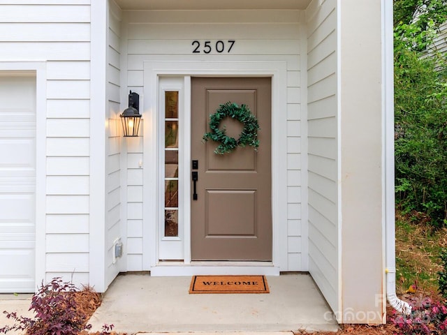 view of entrance to property