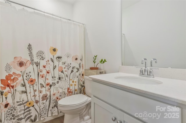14224 Canemeadow Dr, Charlotte, NC 28278 - bathroom with vanity and toilet