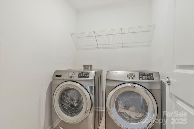 14224 Canemeadow Dr, Charlotte, NC 28278 - laundry room featuring washing machine and dryer
