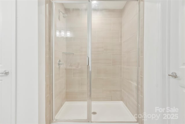 14224 Canemeadow Dr, Charlotte, NC 28278 - bathroom featuring a shower stall