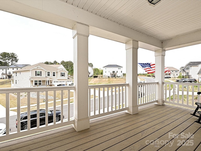 10035 Mast Cove Ln, Charlotte, NC 28278 - deck featuring a residential view and a porch
