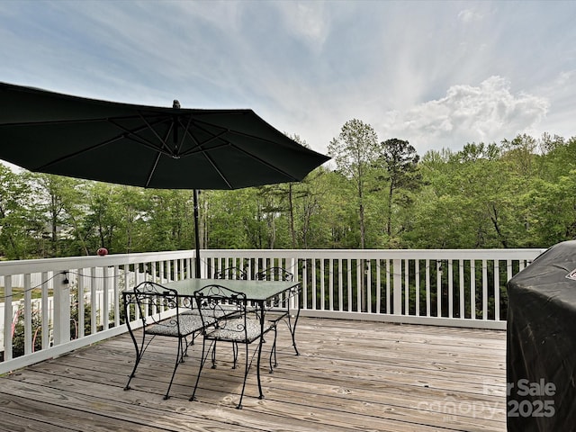 10035 Mast Cove Ln, Charlotte, NC 28278 - wooden terrace featuring outdoor dining area