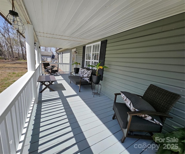 118 Knight Ln, Lawndale, NC 28090 - view of wooden deck