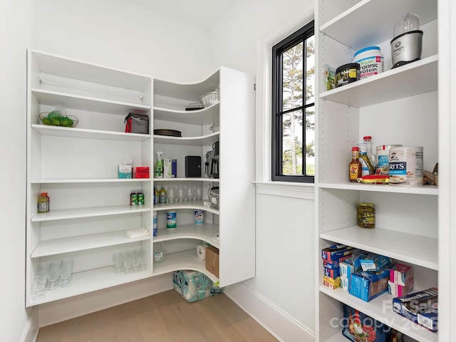 view of pantry