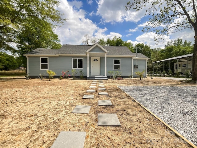 view of ranch-style house