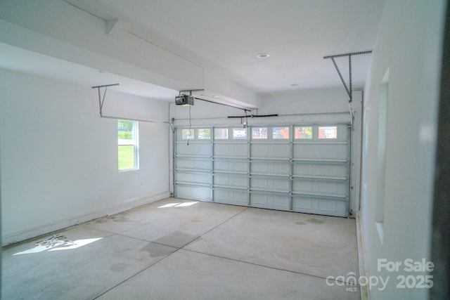 1413 Hateras Ave, Charlotte, NC 28216 - garage featuring a garage door opener