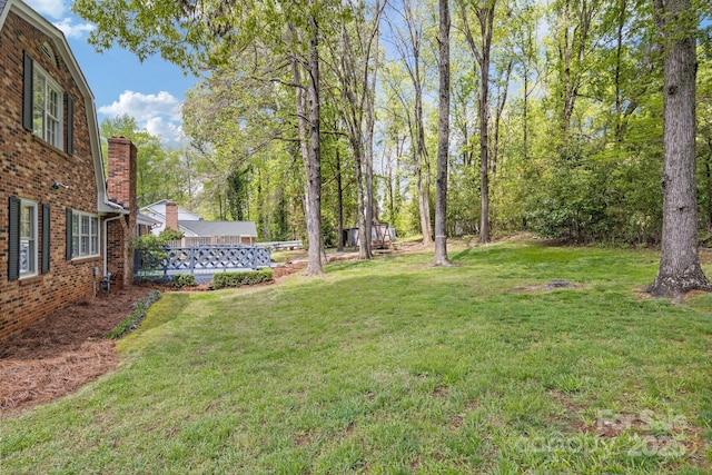 view of yard