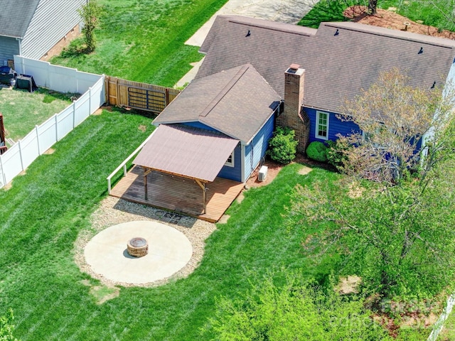 3530 Farm Lake Dr SW, Concord, NC 28027 - drone / aerial view
