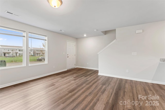 221 Century Dr, Salisbury, NC 28147 - interior space with wood finished floors, baseboards, and visible vents