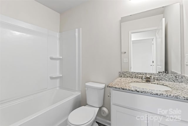 221 Century Dr, Salisbury, NC 28147 - full bathroom with toilet, shower / bath combination, and vanity
