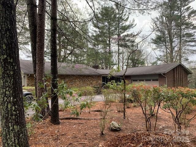 101 Lakemont Dr, Flat Rock, NC 28731 - view of property exterior with a garage
