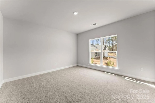 1469 Mocksville Hwy Unit 21, Statesville, NC 28625 - carpeted spare room with baseboards and recessed lighting