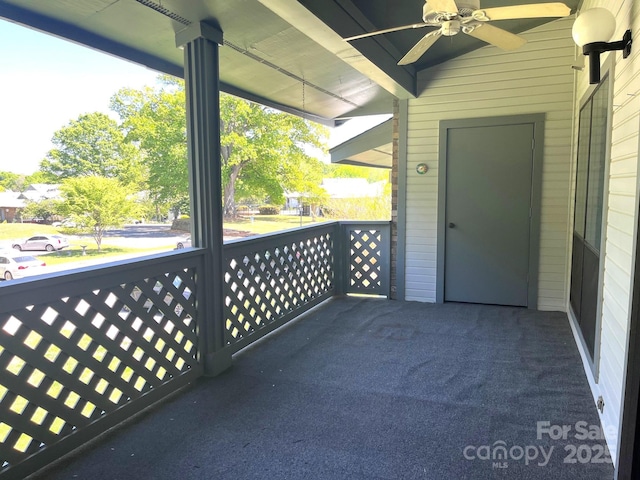5810 Harris Grove Ln, Charlotte, NC 28212 - exterior space with a ceiling fan