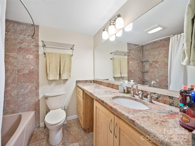19 Old Patton Hill Rd, Swannanoa, NC 28778 - full bathroom with toilet, vanity, and baseboards