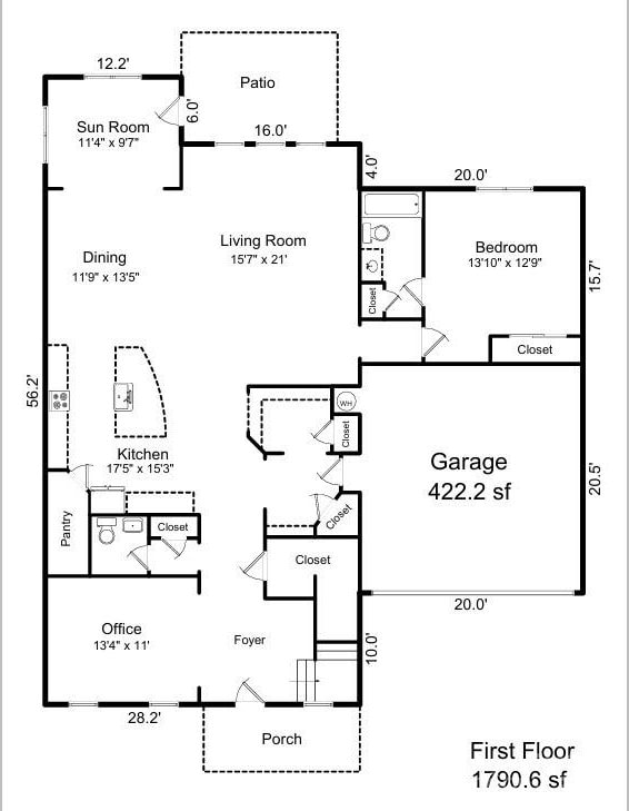 15747 Reynolds Dr, Indian Land, SC 29707 - floor plan