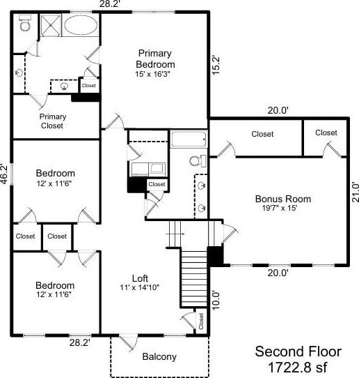15747 Reynolds Dr, Indian Land, SC 29707 - plan