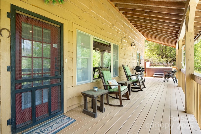view of deck