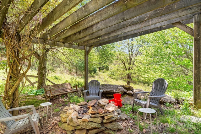 view of patio