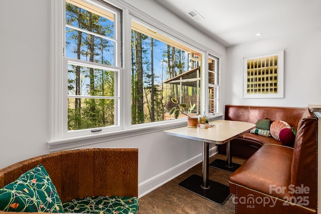 80 Sunset Dr, Marshall, NC 28753 - sitting room with baseboards, a wealth of natural light, and recessed lighting