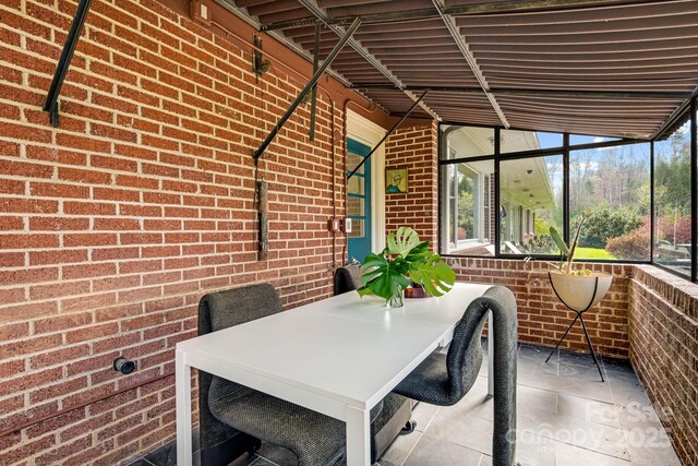 80 Sunset Dr, Marshall, NC 28753 - sunroom with outdoor dining area