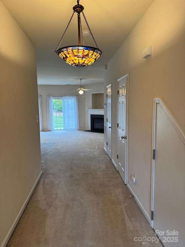 9668 Walkers Glen Dr NW, Concord, NC 28027 - corridor featuring carpet floors and baseboards