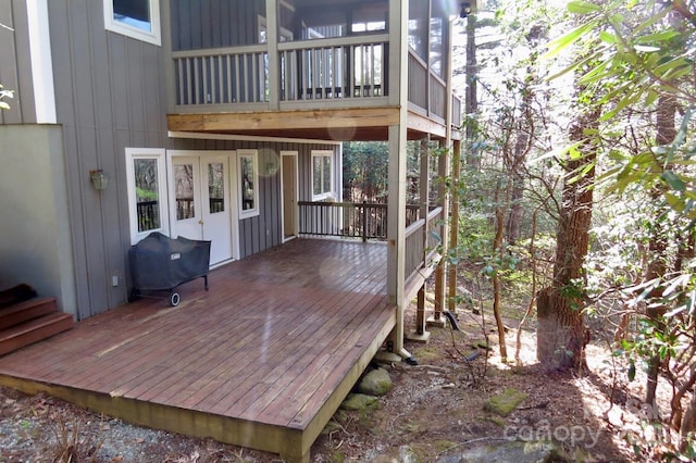 view of deck