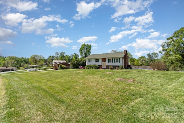220 Hilltop St, Connelly Springs, NC 28612 - view of front of home featuring a chimney