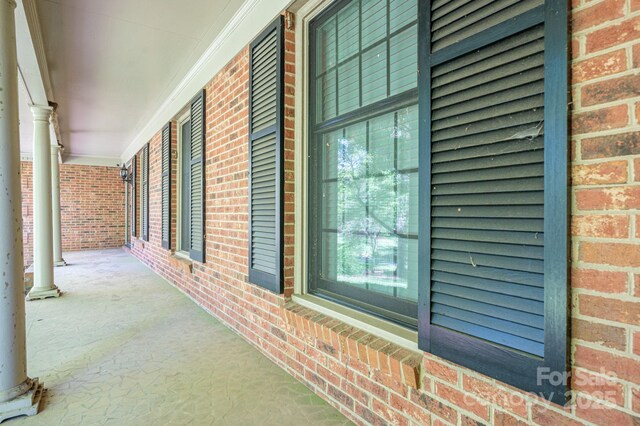 1058 General Hoke Dr, Lincolnton, NC 28092 - view of patio / terrace with a porch