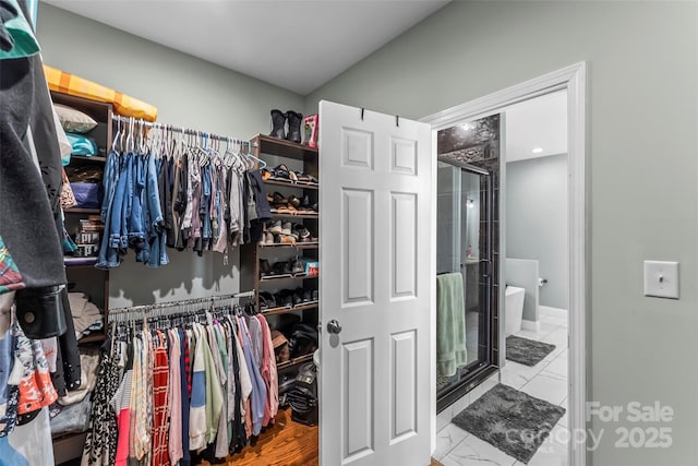 44 Sycamore Dr, Nebo, NC 28761 - spacious closet with marble finish floor
