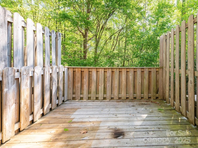 view of deck