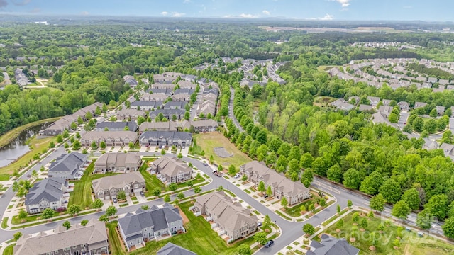 5684 Garrow Glen Rd Unit 96, Charlotte, NC 28278 - drone / aerial view with a water view and a residential view