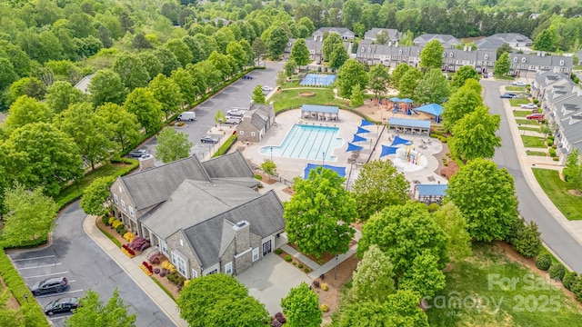 5684 Garrow Glen Rd Unit 96, Charlotte, NC 28278 - bird's eye view featuring a residential view