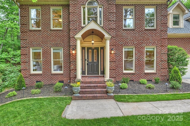 7067 Rocky Falls Rd, Charlotte, NC 28211 - entrance to property featuring brick siding