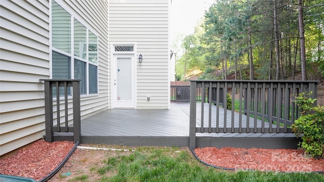 view of deck