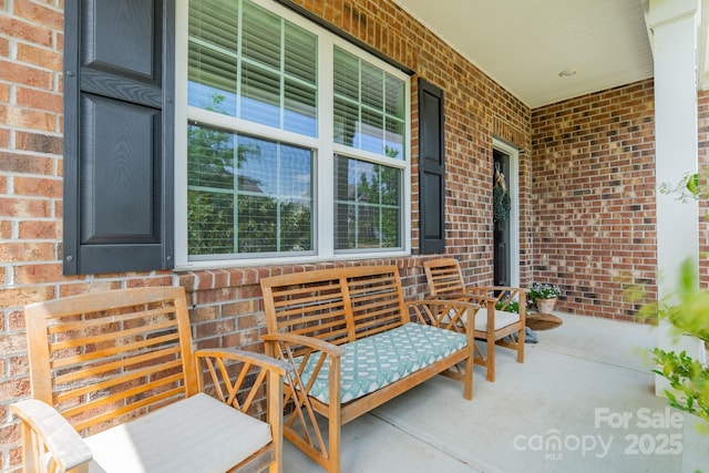 view of patio with covered porch
