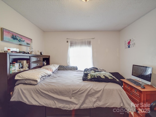6820 Elm Forest Dr, Charlotte, NC 28212 - bedroom with a textured ceiling