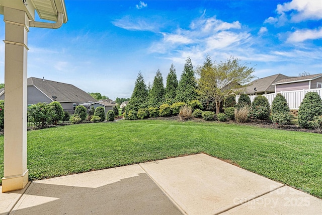 1617 Post Ct, Gastonia, NC 28054 - view of yard featuring fence and a patio area