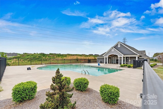 1617 Post Ct, Gastonia, NC 28054 - view of pool with a patio, a fenced in pool, and fence