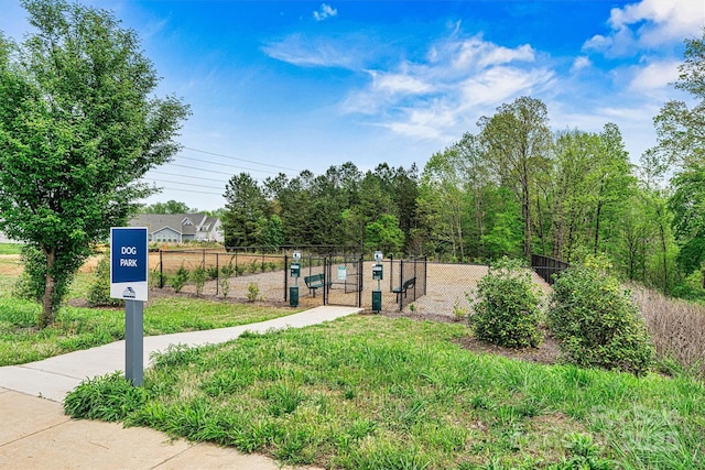 1617 Post Ct, Gastonia, NC 28054 - view of front of house with a front lawn, a gate, and fence