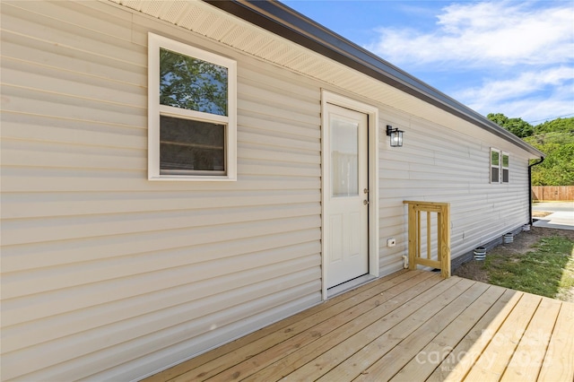 109 W Poplar St, Stanley, NC 28164 - view of deck
