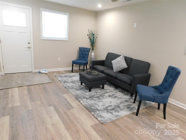 109 W Poplar St, Stanley, NC 28164 - living room with wood finished floors and recessed lighting